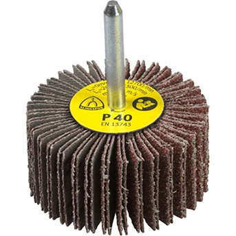 Kleinschleifmop KM 613 - Ø 20 x 15 x 6 mm / Korund, Korn 180 - VE = 25 Stück