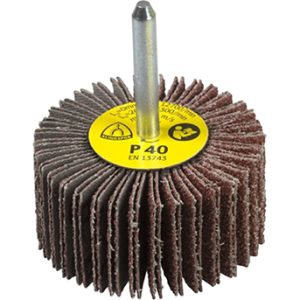 Kleinschleifmop KM 613 - Ø 20 x 20 x 6 mm / Korund, Korn 40 - VE = 25 Stück