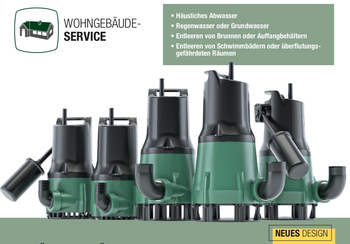 DAB Nova 180 MA Schmutzwasser Tauchmotorpumpe mit Schwimmschalter - 5000 l/h - Fh 5.0 m - 0.5 bar - 0.19 kW - 1 x 230 V – Bild 9
