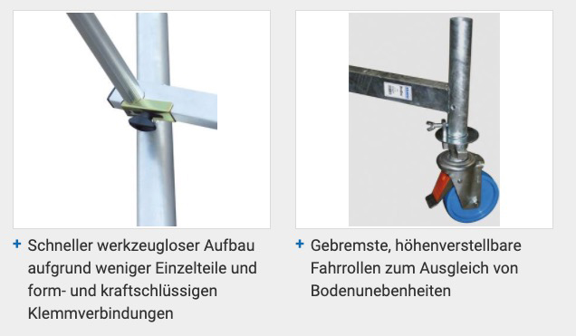 Monto® ProTec® Alu-Fahrgerüst – Arbeitshöhe bis 12.30 m – Bild 4