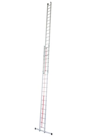 Stabilo® Professional Sprossen-SeilzugLeiter, zweiteilig - Alu - Arbeitshöhe 10.95 m - 2 x 20 Sprossen