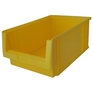EcoSystem LK 3 Sichtlagerkasten gelb für Boxenregal