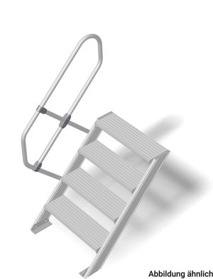 Stabilo® Treppe - Neigung 60° - Stufenbreite 100 cm - Höhe 0.75-1.00 m - 1 x 4 Stufen
