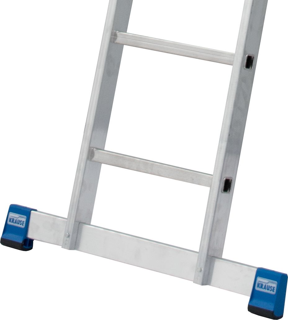 Stabilo® Sprossen-VielzweckLeiter, mit Wandlaufrollen, dreiteilig - Alu - Arbeitshöhen 4.40 m bis 9.30 m - 3 x 12 Sprossen – Bild 9