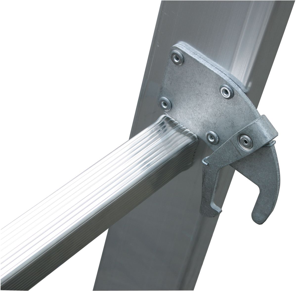 Stabilo® Sprossen-VielzweckLeiter, treppengängig, dreiteilig - Alu - Arbeitshöhen 3.85 m bis 7.65 m - 3 x 10 Sprossen – Bild 8