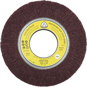 Vliesmoprad NFW 600 - Ø x Breite x Bohrung 200 x 50 x 68.2 mm / Very fine, Korund - VE = 2 Stück