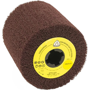 Satinierwalze NFW 600 S - Ø x Breite x Bohrung 100 x 50 x 19 mm / Medium, Korund - VE = 3 Stück