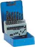 HSS-Spiralbohrer rollgewalzt 1-10 mm, in Import-Metallkassette